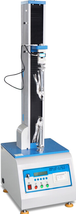 Single Column Leather Tensile Testing Machines 2KN With Microcomputer Display