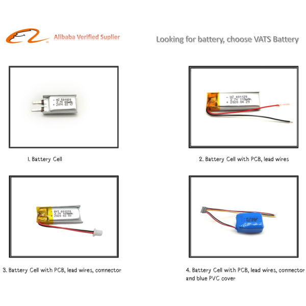 502535 4.2V High Voltage 3250mAh Solid State LiFePO4 Battery Pack