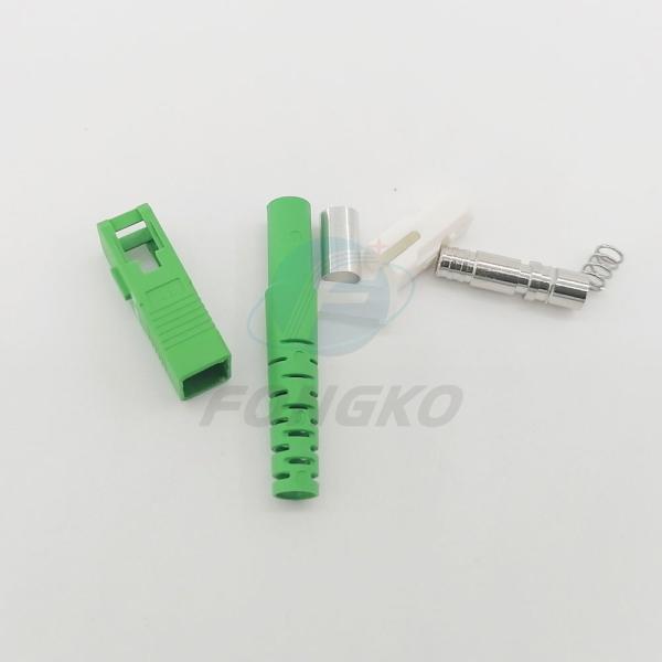 Fiber Optic Connector SC APC 3.0mm SM SX Connector Parts Fiber Optic Connector Kit