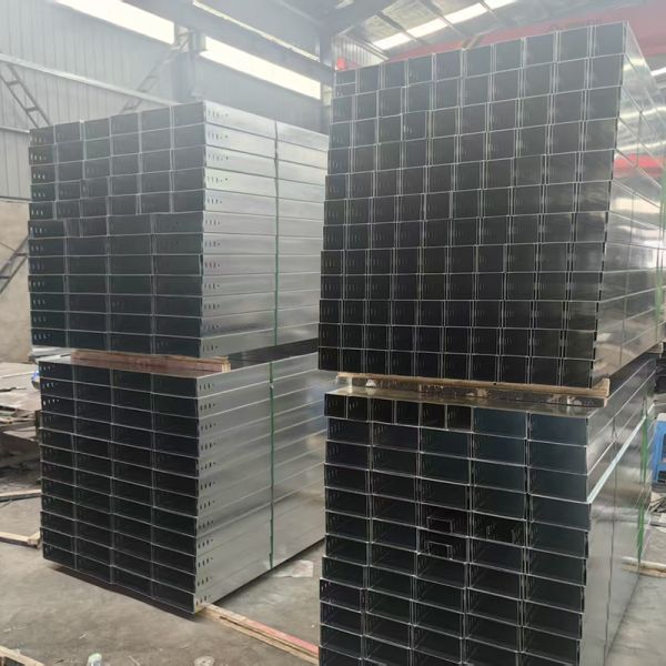 Powder Coating GI Cable Tray Customized According To Drawings Hot Dip Galvanized Perforated Cable Tray