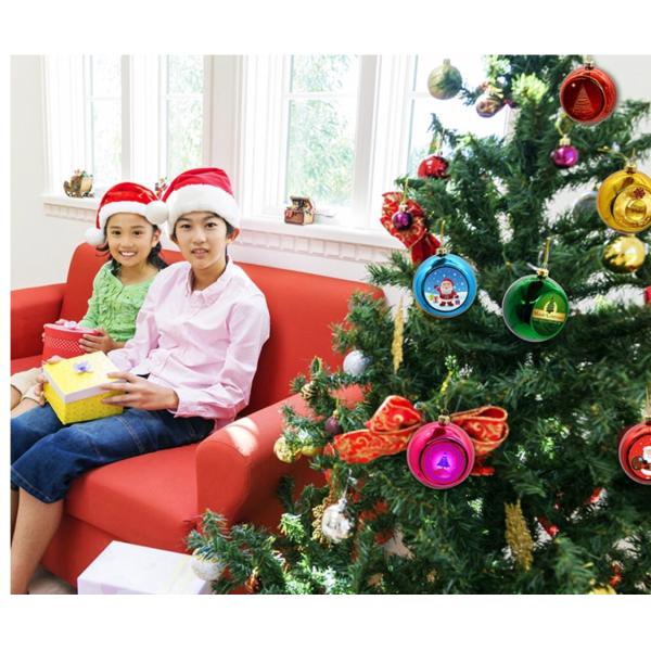 Christmas Tree Hanging Ball Custom Plastic Sublimation Christmas Balls Ornaments