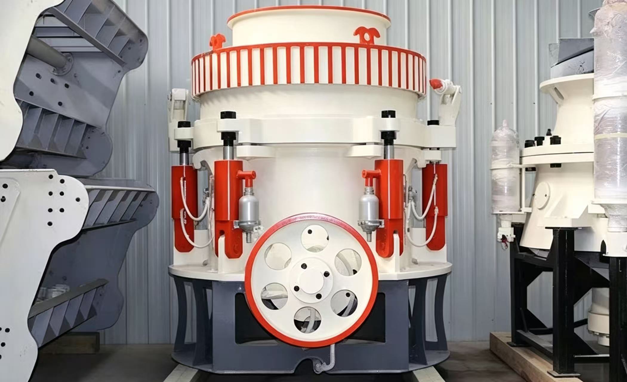 High Crushing Ratio Cone Crusher Machine For Mining Quarry Construction Materials