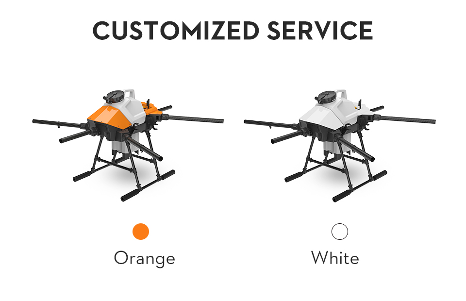 Electric G610 EFT Agricultural Drone Sprayer with Precision Seeding Option Chinese Factory Big Granule Spreader