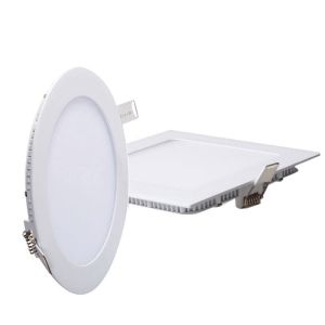 120LM/W Round Led Panel Light Cri>90 5000K Single Color 80-83Ra or 95-98Ra 12V