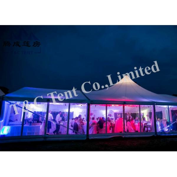 UV Resistant Wedding Reception Tent Easy Dismantled With Decoration Inside