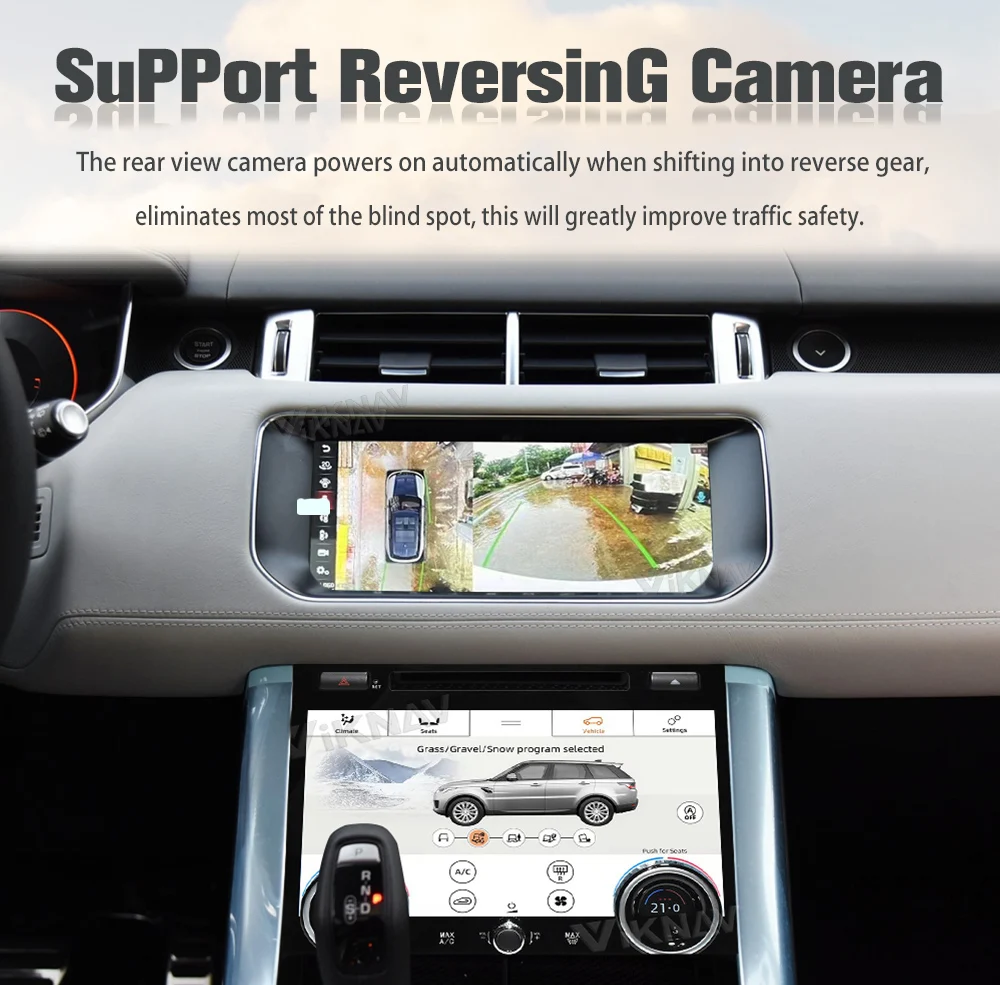 Android Auto Car Radio For Range Rover sport L494 2013-2017 Touch Screen Multimedia Player GPS Navigation Head Unit