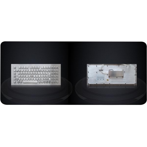 USB 97 Keys Stainless Steel Keyboard With Integrated Numeric Keypad