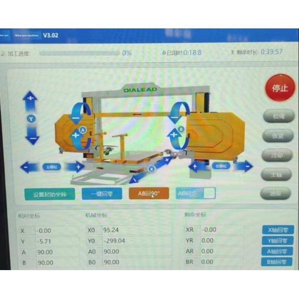 Highly Accurate and Customizable CNC Diamond Wire Saw Cutting Machine for Stone Cutting and Shaping