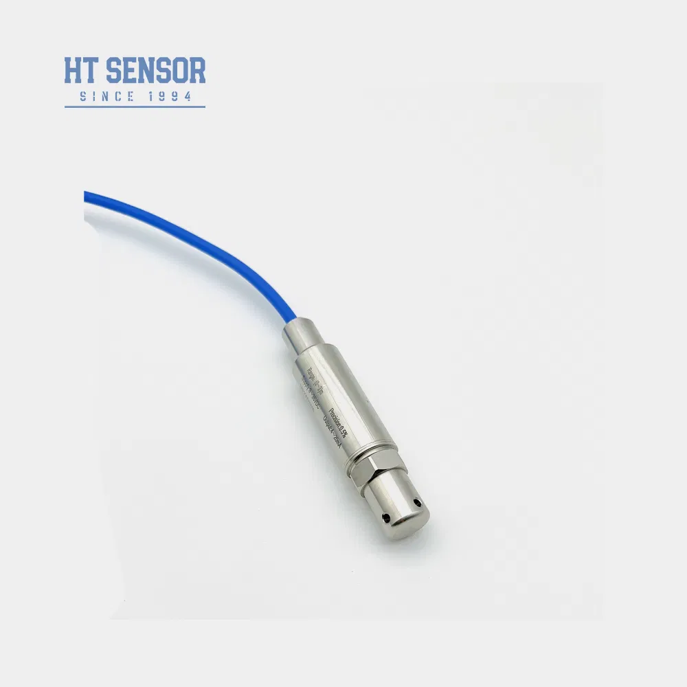 All-welded PTFE Pad Blue Gasoline Level Pressure Sensor 0.5-4.5V Liquid Level Transmitter