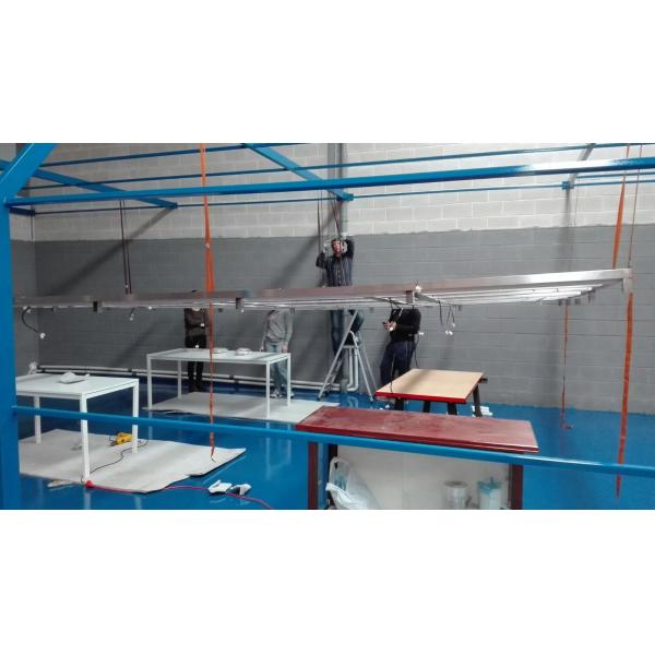 Customized ISO 5 Modular Vertical SS304 Frame Cleanrooms for Precision Instrument Industry in Portugal