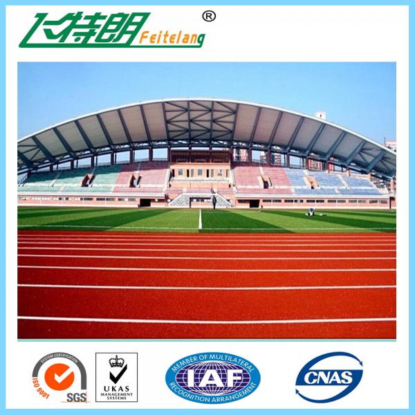 Quality Recycled Synthetic Rubber Flooring Running Track Surface Material Non - Toxic for sale
