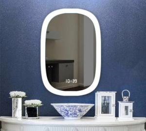 China UL Wash Basin Luxury LED Backlit Fogless Bathroom Mirror / Light Up Mirror on sale