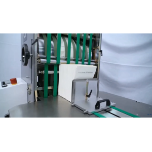 Vertical Press Stacker Delivery System Multiple Ups Delicate Paper Processing