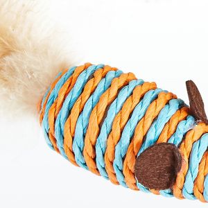 Wholesale Feather Teaser Cat Toy Wand With Wand Kitten Playing 42x7x5cm from china suppliers