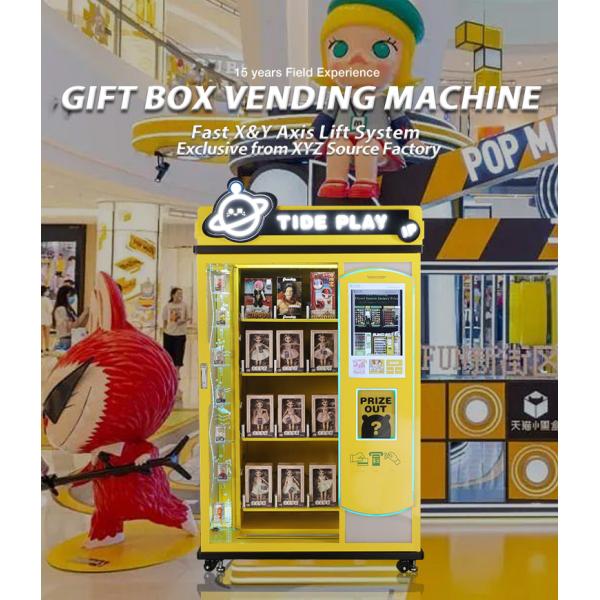 XYZ 21.5 Inch Touch Screen Custom Automatic Lucky Box Gift Mystery Blind Box Wrap Lucky Box Vending Machine for Sale