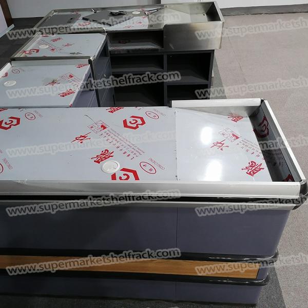 1.5M 2400MM Metal Wooden Modern Retail Checkout Cash Register Money Counter