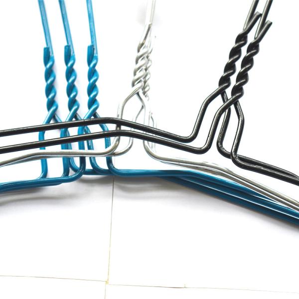 Laundry Room Organization Made Simple with Standard Size Galvanized Wire Hangers