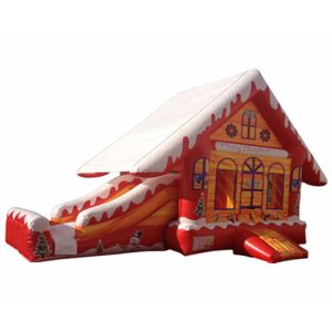 Wholesale Christmas Party Events Inflatable Combo Jumping Castle Slide Bounce House from china suppliers