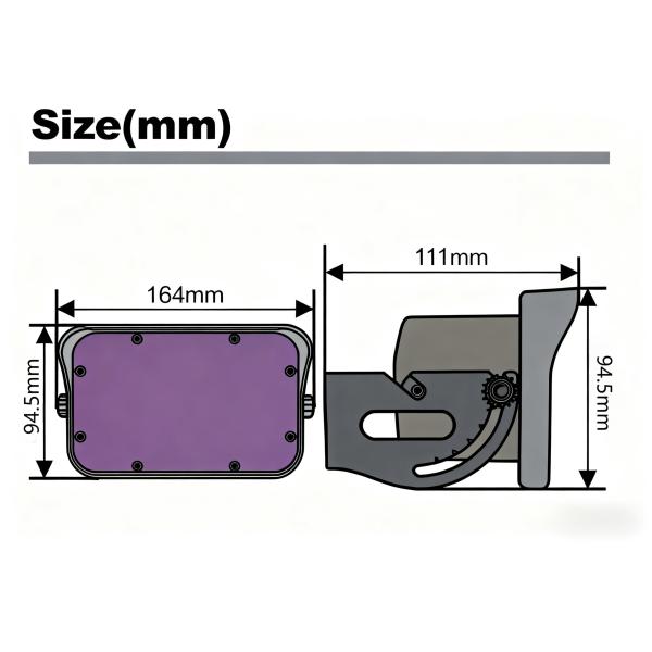 APP / Remote-Controll Setting 24G Microwave Radar - Lateral Motion Filtering for Rapid Roller Doors High speed Door