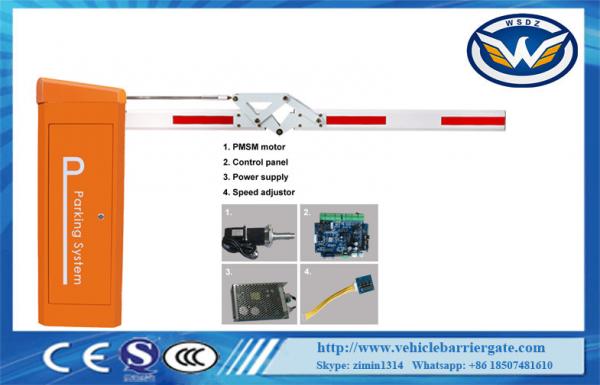Quality 0.9s 3m High Speed DC Motor Traffic Electronic Barrier Gates With Folding Arm , CE Approved for sale