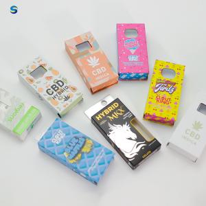 China Custom Logo Printing Vape Packaging E-Liquid Paper Cardboard Display Box on sale