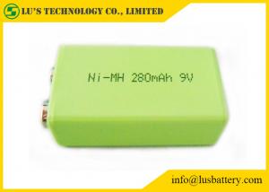 Wholesale 9V 280mah Prismatic Nimh Battery / 6F22 9v Battery High Energy Density 9V rechargeable battery from china suppliers
