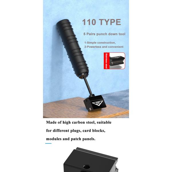 Terminals Blocks Punch Down Tool 5 Pair 110 Type Punching Tool