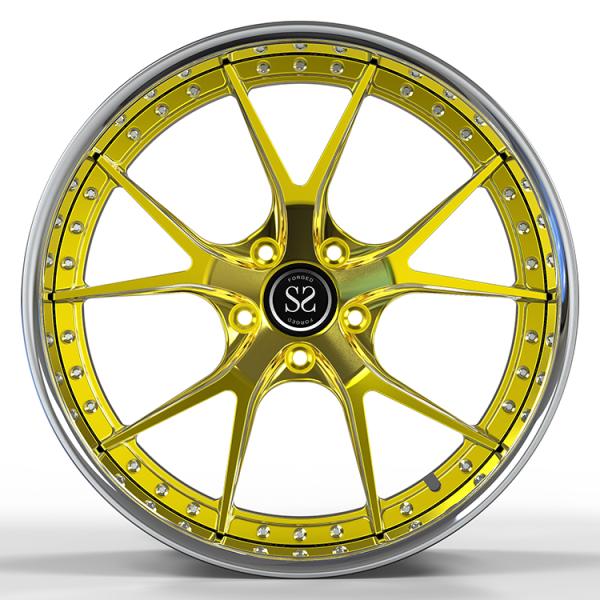 20x9.5 And 21x11.5 Custom 2 Piece Rims For Mercedes AMG GTS 2015