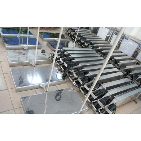 Flat Plates Submersible Ultrasonic Transducer With Existing Stainless Steel Tanks