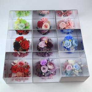 China Wholesale preserved flowers mirror gift box birthday gift for girl friend on sale
