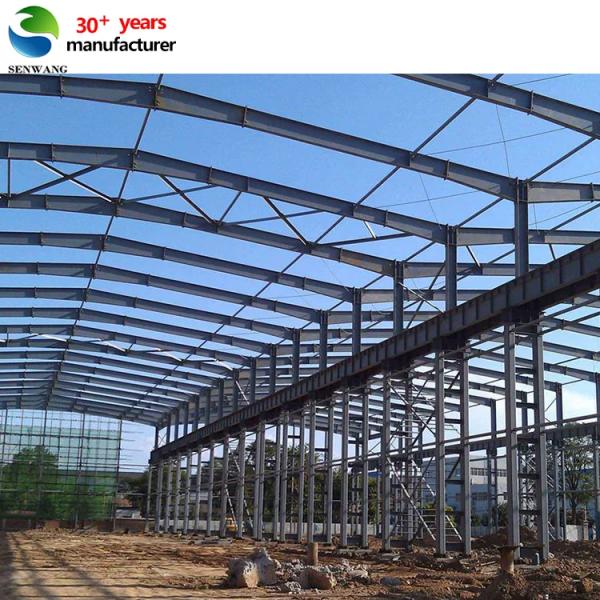 Steel Structure Warehouse with ISO 9001 Certification, 500㎡ Min Order