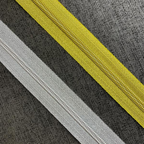 Zip head zipper custom Yellow zipper