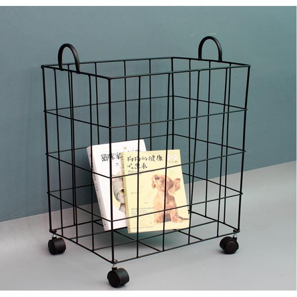 Nordic 360 Degree Rotating Rustproof Metal Wire Laundry Hamper