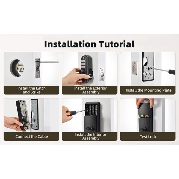 Virtual Password Electric Deadbolt Lock Entry Electronic Smart Keypad Door Lock
