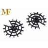 Great Cohesion Plastic Wheel Rebar Spacers Customized Color For Concrete Cover for sale