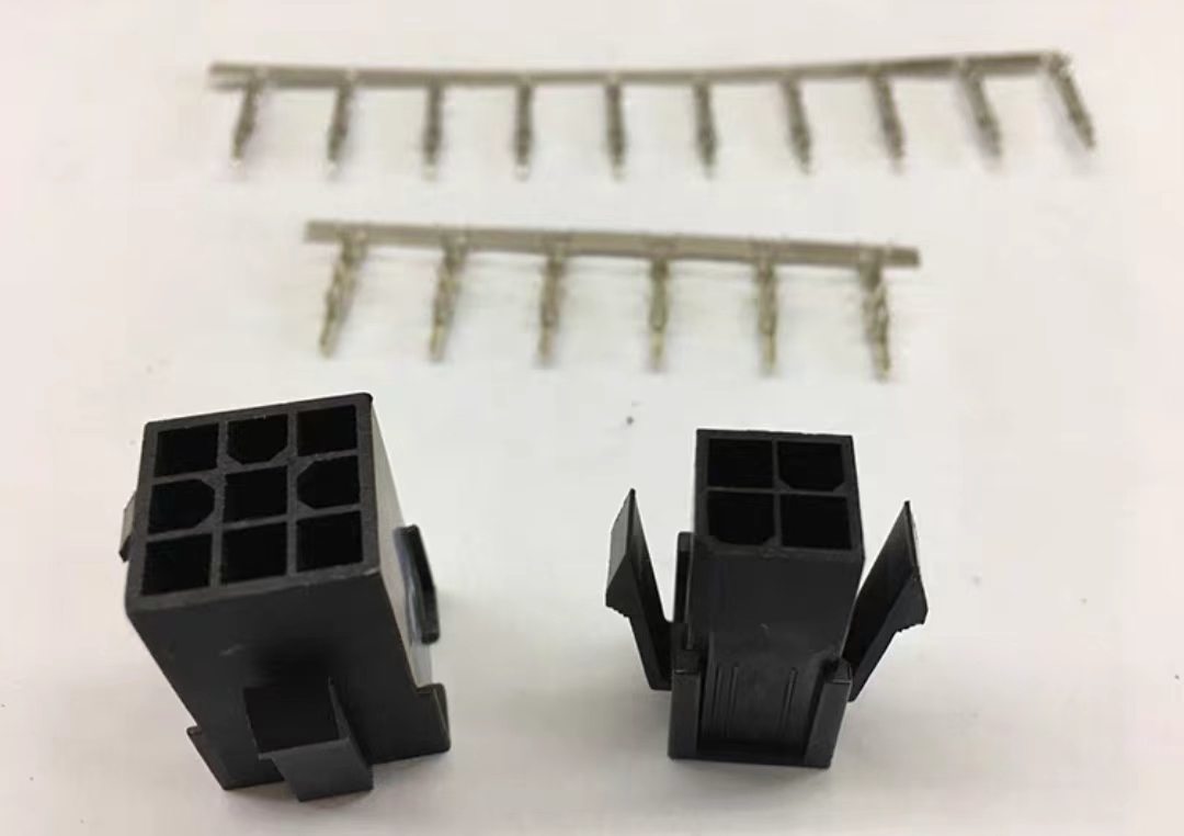 Original TE Delta Servo Motor Connector with 1000V Voltage Rating and Silver/Gold Contact Plating for Industrial Automation