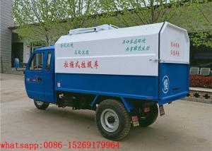 China QUALITY Material china diesel engine three wheel truck 22hp 3ton 5ton small refuse trucks on sale