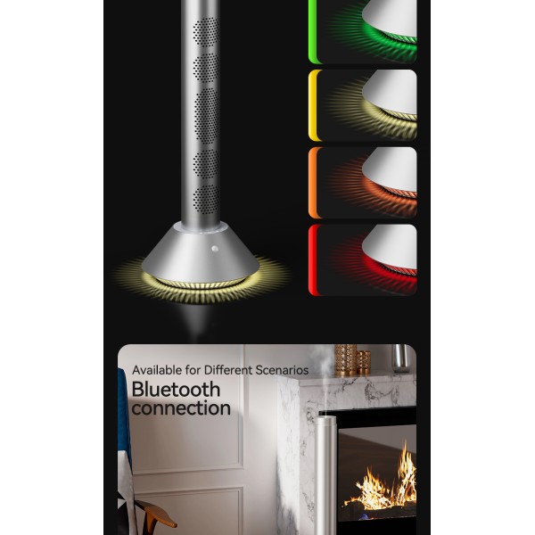 Bluetooth Connection Colorful Night Light Commercial Aroma Diffuser with Cold-air Diffusion Technology