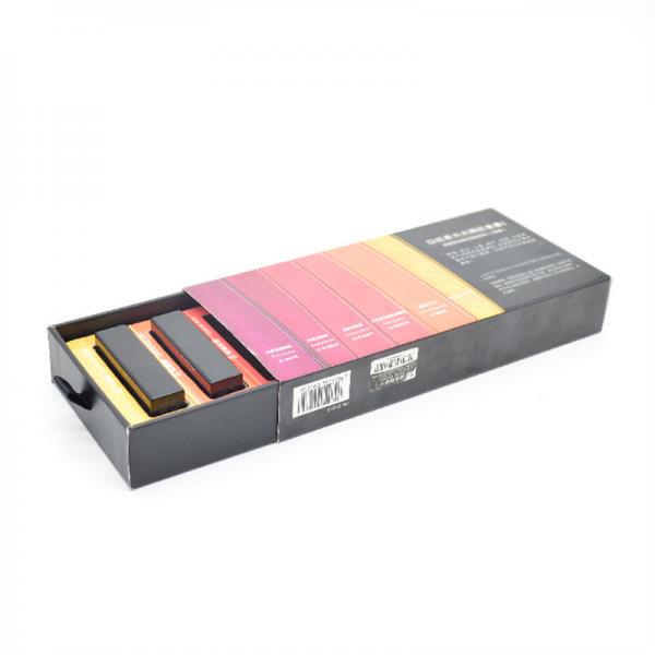 6pcs Lipstick Packaging Box , ISO Cardboard Sliding Drawer Box
