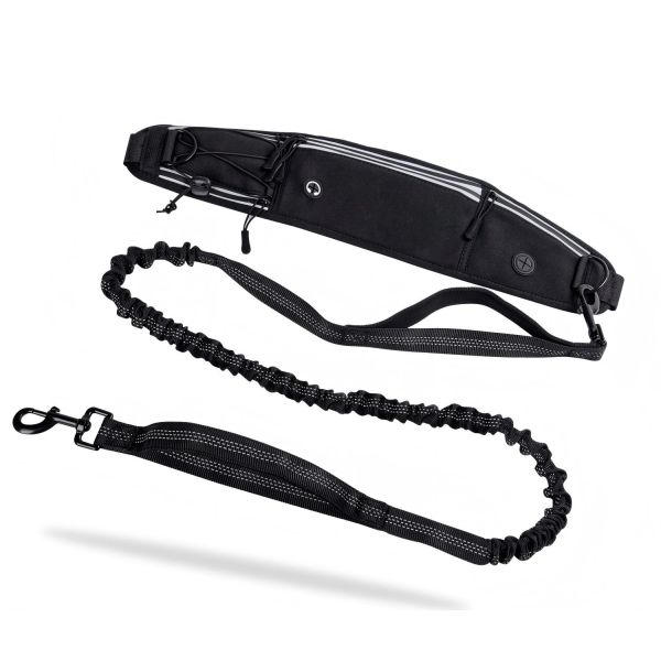 Smart Dog Leash with Multi-Function Design Adjustable Length 100% Nylon Material Reflective Decoration Letter Pattern
