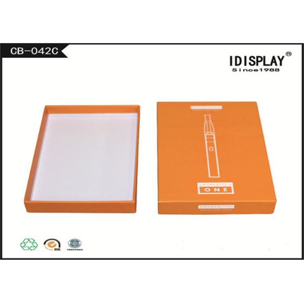 Orange Pen Cardboard Gift Boxes Offset Printing , Retail Gift Boxes With Lids
