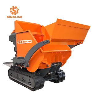 Wholesale Hi Tip Mini Dumper Crawler Standing Construction Machine 500kg Load from china suppliers