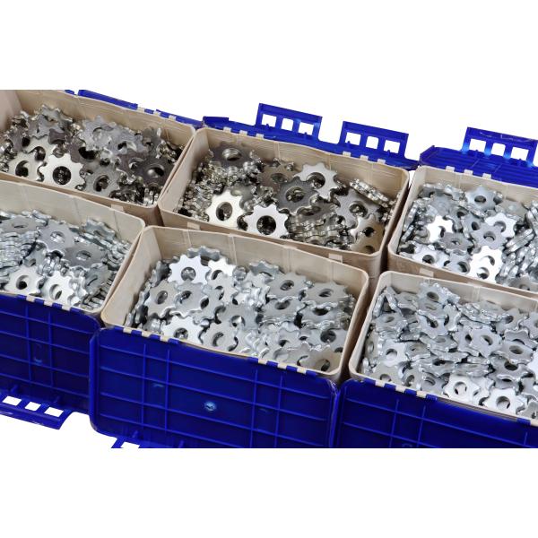 Self Propelled Scarifier Cutters 43mm Outer Diamter Eight Sided 16mm Inner Diamter