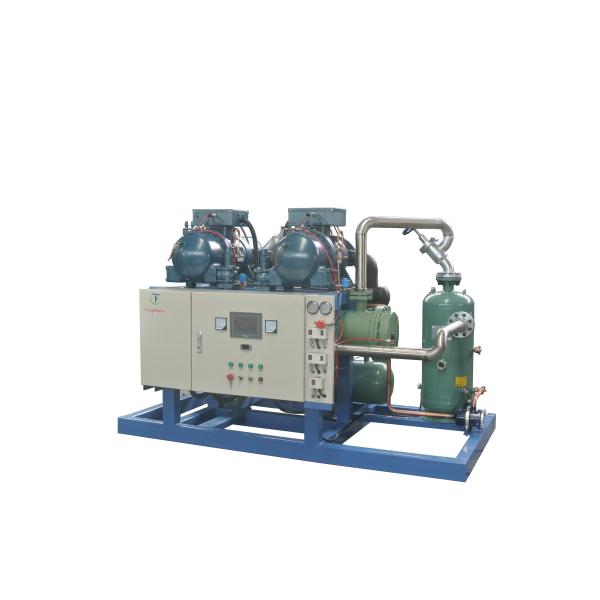 R22 Hanbell Glyco Water Cooled Screw Chiller For Cold Chain Logistic