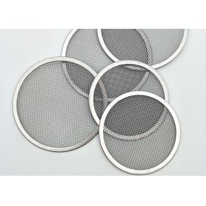 Wholesale 60 Micron Wire Mesh Filter Disc , Metal Filter Screen Circular Nickel Monel from china suppliers