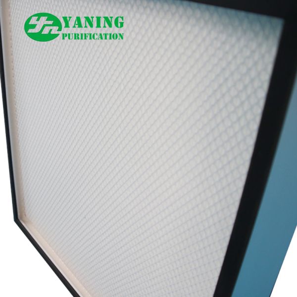 Mini Pleat HEPA Air Filter Aluminum Alloy Frame For Fan Filter Unit Replacement