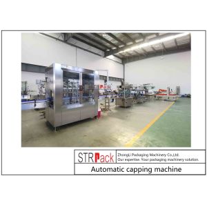 Automatic Bottle Capping Machine With 50 - 300mm Bottle Height 10 - 50mm Cap