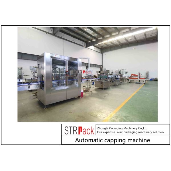 Automatic Bottle Capping Machine With 50 - 300mm Bottle Height 10 - 50mm Cap