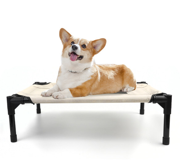 Outdoor Raised Elevated Travel Pet Bed Cots With No Slip Feet