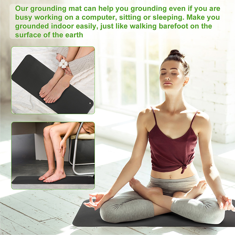 Customizable ESD Conductive Anti-Static Eco-Friendly Grounding Therapy Mouse Pad Rubber Pad for Office Use